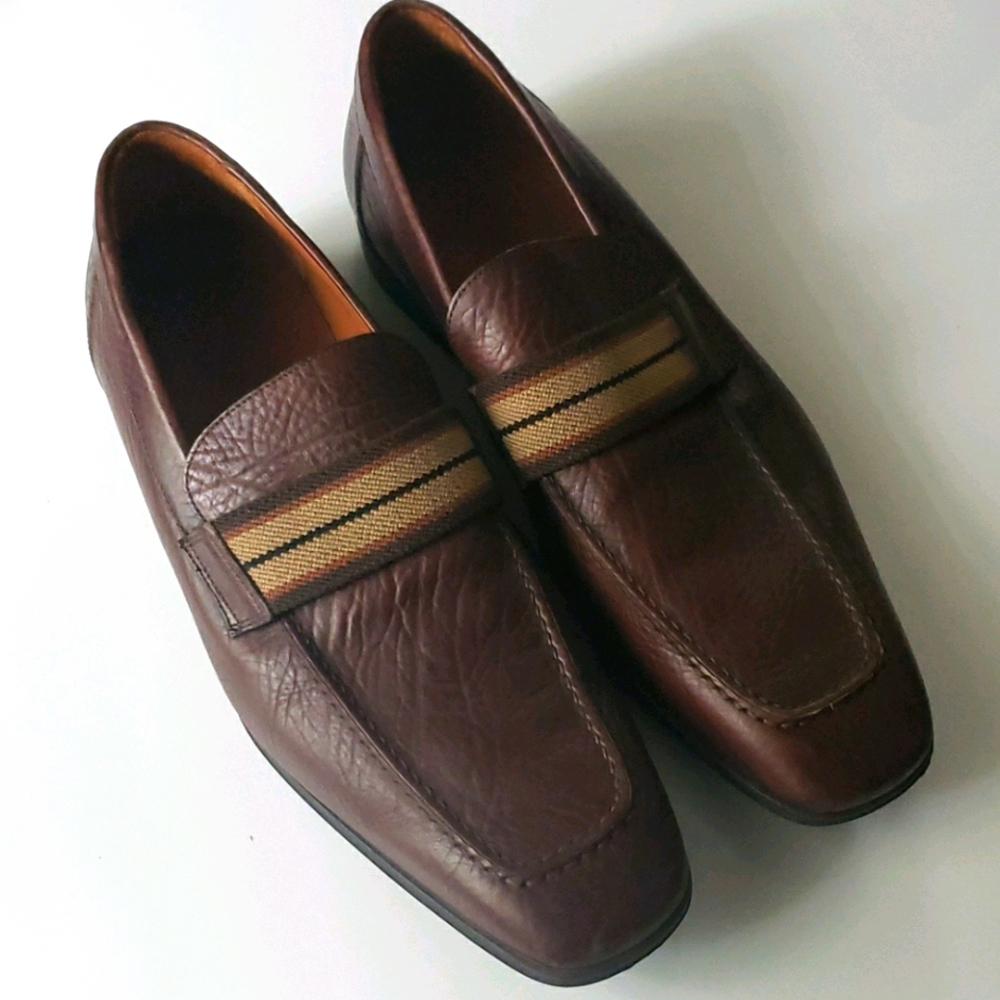 E. T. Wright Brown Leather Comfortable Loafers - image 1